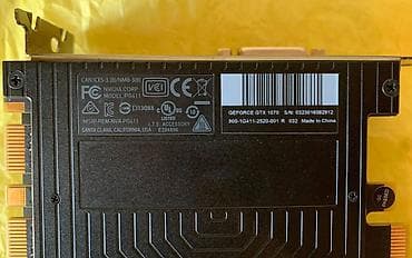 Video oyunlar və konsollar: Videokart NVidia GeForce GTX 1070, 8 GB, İşlənmiş — 6