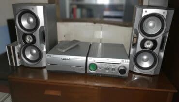 колонка: Sony mini Hi‑Fi musiqi mərkəzi Dvd,cd,mp3,aux,Blytuz Fm radio — 4