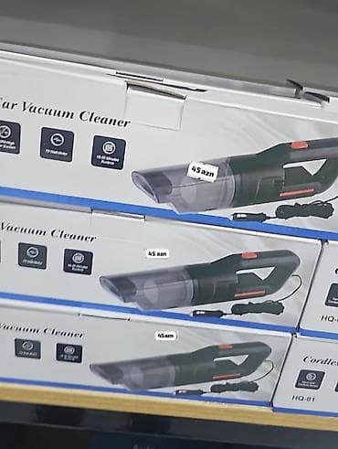 Avtomobil üçün əl tipli tozsoran zaryatkali - Portativ dizayn: yüngül