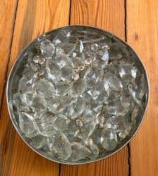 pərçim: Büllur avize asqıları – damla formalı, fasetli şüşə kristallar - — 3