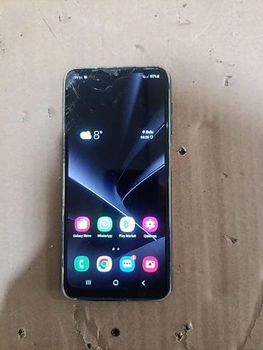 sim nomre satisi: Samsung Galaxy A22, 32 GB, rəng - Qara, Qırıq — 1