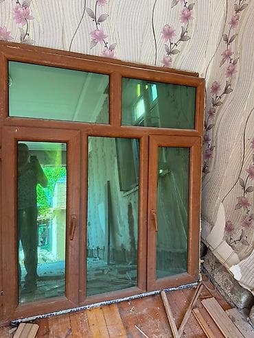 Plastik pencere 6eded 80azn biri Qaracuxur 0193 leliAğac çərçivəli