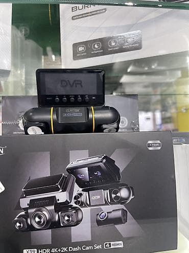 dvr hikvision: CLAYTON X19 HDR 4K + 2K Dash Cam Set – 4-kanallı avtomobil — 1