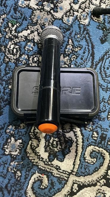 gizli mikrofon: İşlənmiş Simsiz (Bluetooth) Mikrofon Shure, Ünvandan götürmə, Ödənişli çatdırılma — 5