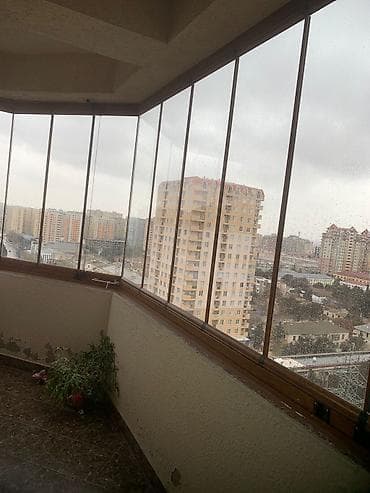 Şüşə balkon sistemi - Panoramik tam şüşə sürgülü sistem: çərçivəsiz