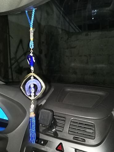 tarsofka masin ucun: Məhsul: Avtomobil üçün asılqan – “nazar boncuğu” dekoru Təsvir: - Göy — 2