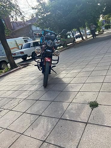 electro moto: Motoçatıqlı çatdırılma üçün tam hazır motosiklet - Rəng: qırmızı — 4