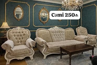 perla mebel sumqayit: İşlənmiş, Divan, 2 kreslo — 1