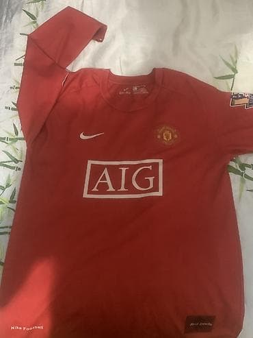 des geyimler: Futbolka, Nike, L, rəng - Qırmızı — 2