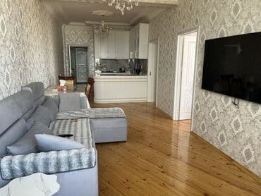 ленинградский проект 3 х комнатная: Yeri Akasiya park, - Planlama: açıq mətbəxli zal, 2 yataq otağı — 1