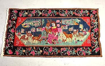 Qədim xalça, 1960 il, Azərbaycan, Vəziyyəti: Əla