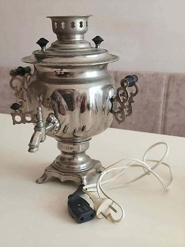 poco m3 kabro: Elektrik samovar - Material: paslanmayan polad gövdə, dekorativ oyma — 2