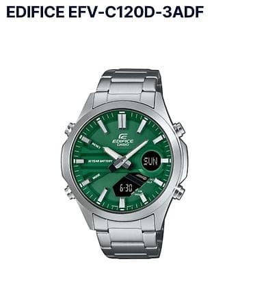 kişi sepi: Casio Edifice EFV-C120D-3ADF kişi qol saatı - Rəng: yaşıl siferblat — 1