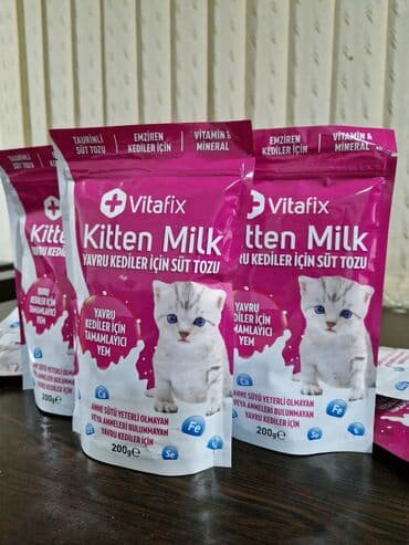 pişik yemi: Pişik südü.(pişik bala südü) vitafix ki̇tten milk pisik toz südü — 5