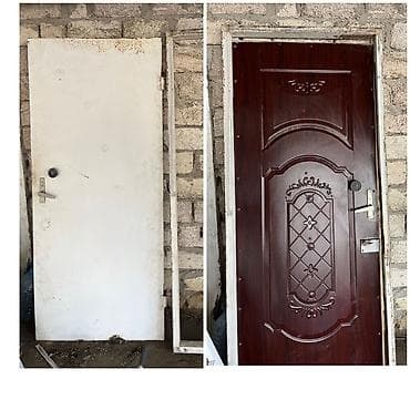 pişik həkimi: Seyf qapi 220/98sm 120azn Bine savxoz 7484 leli Metall qapı dəsti — 1