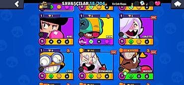 Искусство и коллекционирование: Brawl Stars oyun hesabı - Kupa yolu: 21 427 - Prestij: I, ümumi — 3