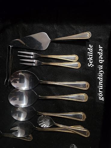 balta: 🟥 Paslanmayan metal süfrə ləvazimatları dəsti Solingen (Germany) 👉 — 2