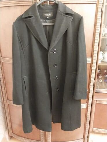 qadınlar üçün polupalto: Palto, 6XL, rəng - Qara — 1