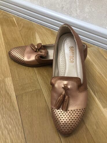parça mokasinlər: Ölçü: 36.5, rəng - Qəhvəyi, Yeni — 1