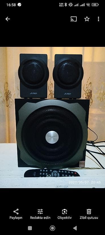 F&D Kolonka, Növ - Kompüter üçün, rəng - Qara