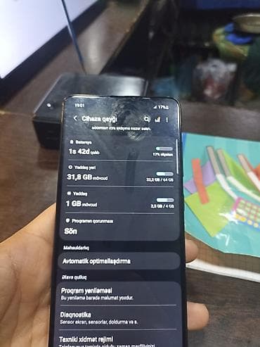 Samsung Galaxy A51, 64 GB, rəng - Qara, Barmaq izi — 1