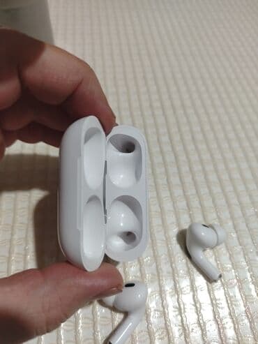 airpods pro satilir: Simsiz (Bluetooth) Qulaqcıqlar, Apple, rəng - Ağ — 6