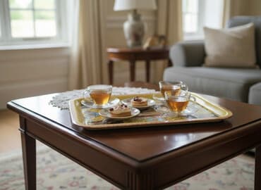 Qurutma üçün altıqlar: Metall servis refti (mətbəx sini) – klassik bədii naxışlı - Material — 2