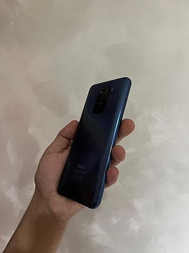 telefon samsuq: Redmi Note 9, 64 GB, rəng - Boz, Barmaq izi, Face ID — 8