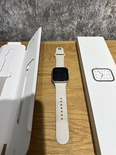pandora qutu: İşlənmiş, Smart saat, Apple, Suya davamlı, rəng - Ağ — 1
