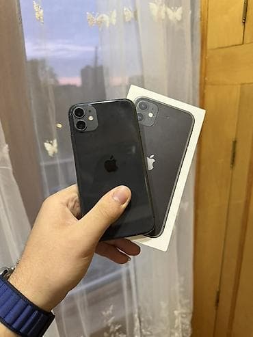 appl: IPhone 11, 128 GB, Qara, Face ID — 1