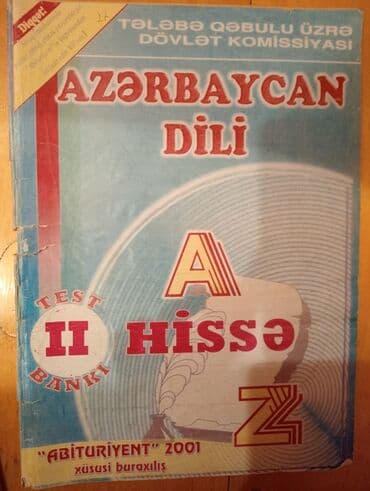 4 cu sinif azerbaycan dili derslik pdf yukle: Azərbaycan dili Testlər 11-ci sinif, DİM, 1-ci hissə, 2001 il — 2