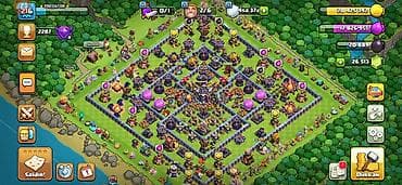 Clash of Clans hesabı – yüksək səviyyəli inkişaf etmiş kənd -