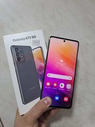 Samsung Galaxy A73 5G, 256 GB, rəng - Qara, Zəmanət