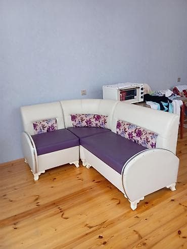 sud separatoru: Mətbəx üçün bucaqlı divan-künc - Dizayn: L formalı, sağ-sol — 1