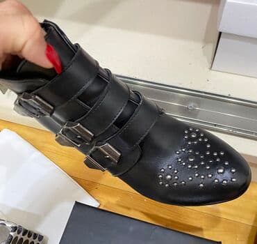 brend qadin ayaqqabilari: Ölçü: 37, rəng - Qara, İşlənmiş — 2