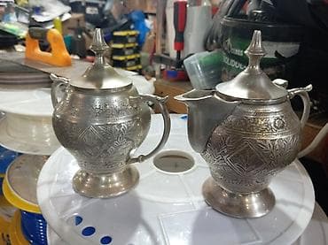 mis caydan: Çay dəsti, rəng - Gümüşü — 1