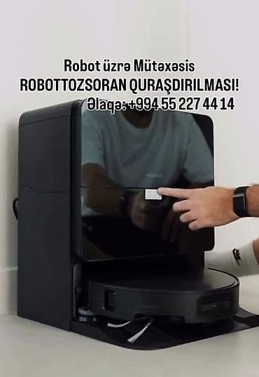 Robot tozsoranlar üçün quraşdırılma və aksesuar xidməti. Xidmət robot — 1
