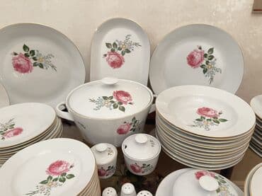 luminarc наборы посуды: Обеденный набор, цвет - Синий, Фарфор — 1