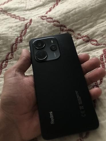 sade telfonlar: Redmi Note 14, 256 GB, rəng - Qara, Qırıq — 1