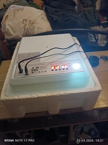 inkubator: Bir dəfə istifadə olunub və 100 fayız çıxış vermişdir Tam avtomatikdi — 3