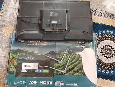 xiomi tv box: TAUBE Smart TV – Model: TB32GBK ekranı qiriqdi - Ekran ölçüsü: 81 sm — 1