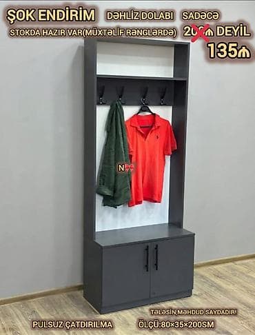 Satılır: *birbaşa istehsalçıdan dəhliz dolabı* Qeyd:Yenidir, müxtəlif — 1