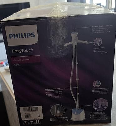 ucuz parca: Philips EasyTouch GC482 geyim buxarlayıcısı - Güclü buxar: 1600 W - — 2
