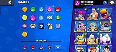 Aş qazanı: Brawl Stars hesabı - Kolleksiya: 84/96 Brawler açılıb - Güc — 4