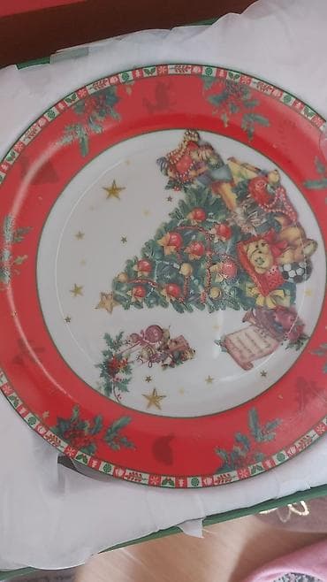 boş drel: Boşqablar, rəng - Qırmızı — 2