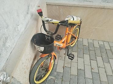 vele: Uşaq velosipedi – STRIM VELO, narıncı rəng. Xüsusiyyətlər: - Təkər — 4