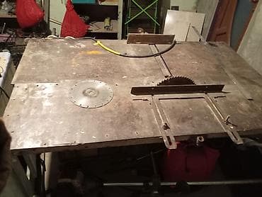 Santexnika: Ağac emalı üçün stasionar stolüstü dairəvi mişar (sirkulyar) — 6