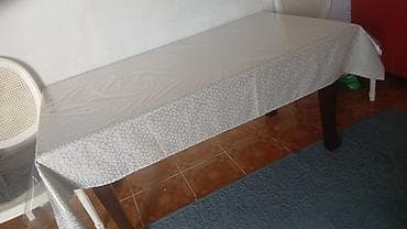 qaynaq stolu: Qonaq otağı/yemək otağı üçün taxta masa - Material: bərk ağac — 2
