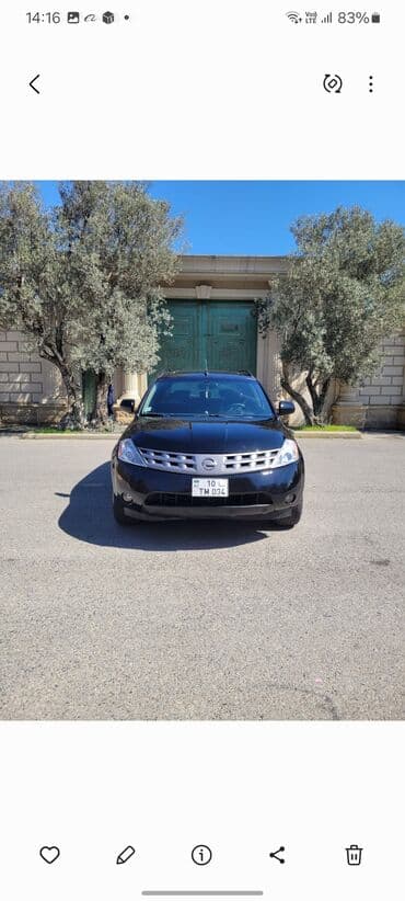 opel ehtiyat hiseleri: Nissan Murano: 0.5 l | 2006 il Krossover — 1