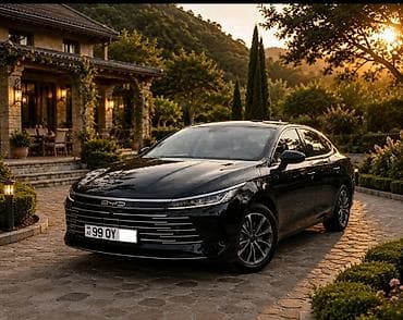 BYD Qin Plus DM-i sedan - Kuzov: 4 qapılı sedan, qara rəng - Güc